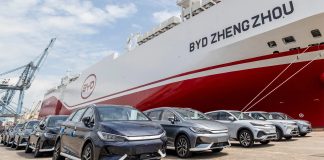 ការនាំចេញឡានអគ្គិសនីរបស់ចិននៅខែតុលា កើនឡើងជិត ១០០ភាគរយ បើធៀបទៅនឹងរយ:ពេលដូចគ្នានៅឆ្នាំមុន