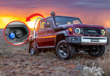 LandCruiser 70 Series ផលិតសម្រាប់ទីផ្សារអូស្រ្ដាលីនឹងត្រូវបានដាក់បន្ថែមកន្លែងចាក់សារធាតុ AdBlue ទើបអាចដាក់លក់បាន