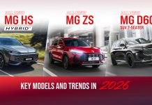 ម៉ូដែលរថយន្តដែលជានិន្នាការដ៏សំខាន់ក្នុងឆ្នាំ2026 របស់ MG ដែលនឹងចាប់យកទីផ្សាររថយន្ត SUV នៅក្នុងប្រទេសកម្ពុជាក្នុងឆ្នាំថ្មីនេះ
